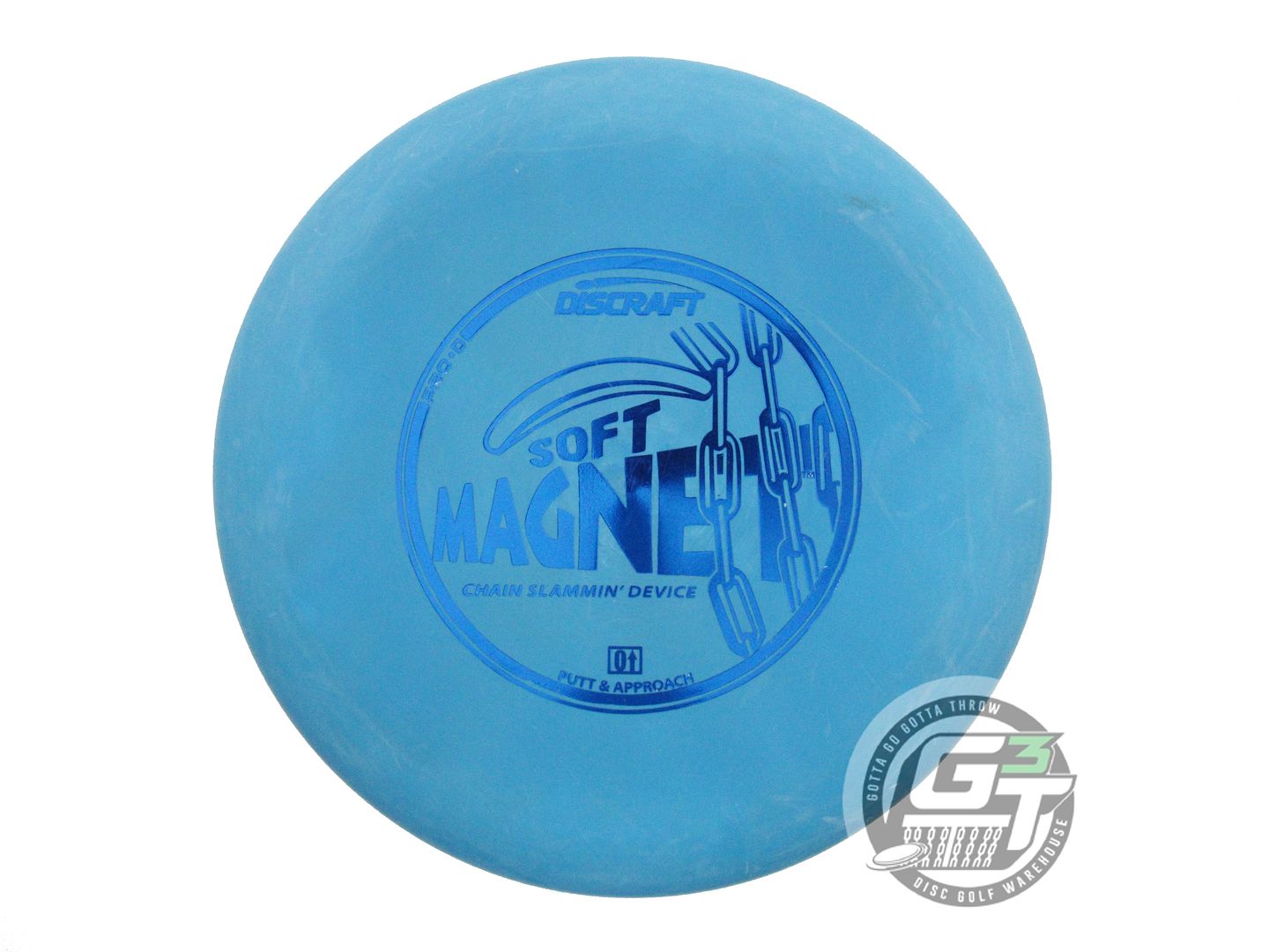 USED Discraft Pro D Soft Magnet 173g Blue Blue Foil Putter Golf Disc