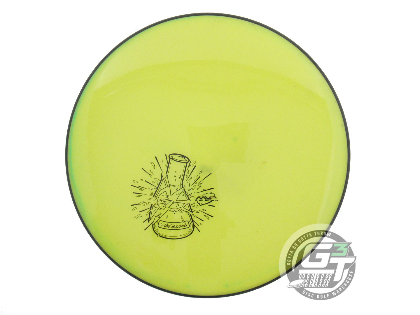 USED MVP Disc Sports X-OUT Neutron Soft Glitch 148g Yellow Putter Golf Disc