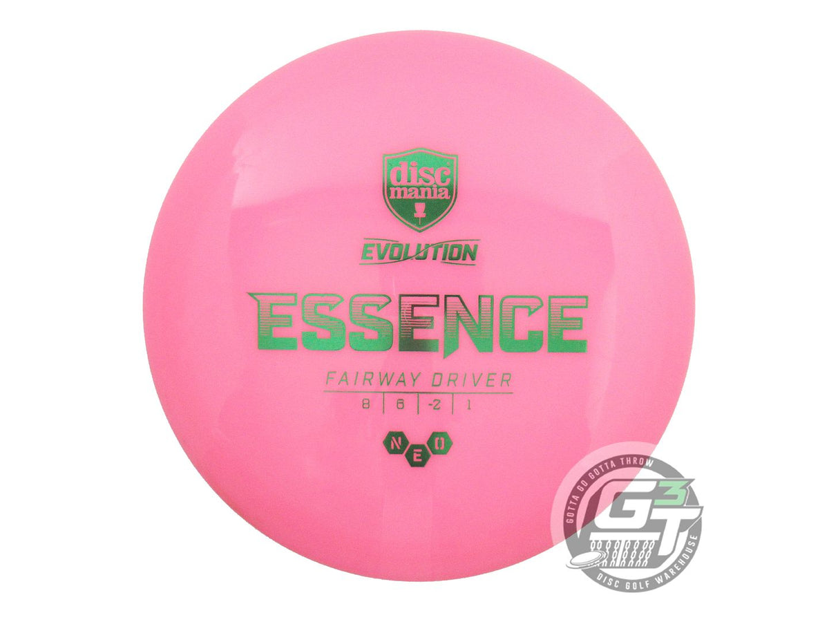 USED DiscMania Neo Essence 170g Pink Green Foil Driver Golf Disc