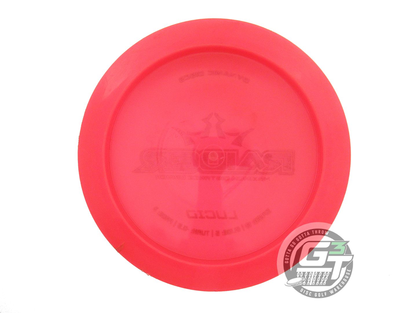 USED Dynamic Discs Lucid Raider 172g Red Green Foil Distance Driver Golf Disc