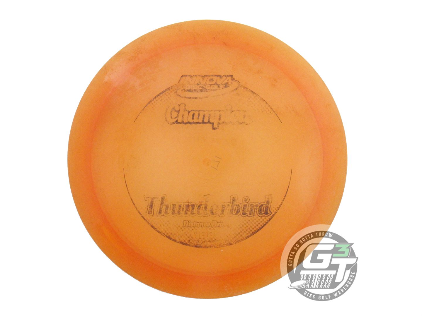 USED Innova Champion Thunderbird 171g Orange Black Stamp Distance Driver Disc
