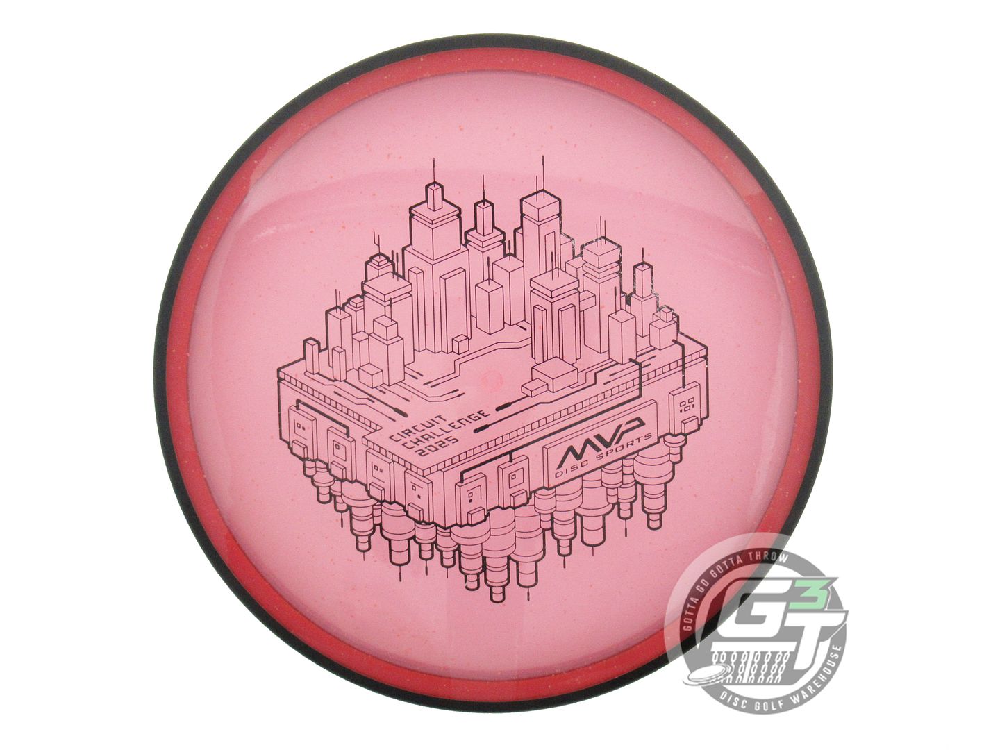 USED MVP Disc Sports Particle Glow Proton Uplink 177g Pink CIRCUIT Midrange Disc