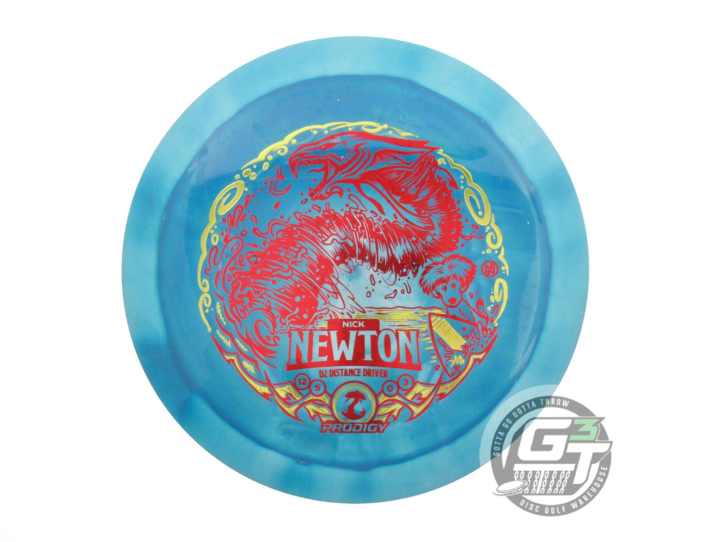 USED Prodigy Discs [NEWTON] 500 D2 172g Blue Distance Driver Golf Disc