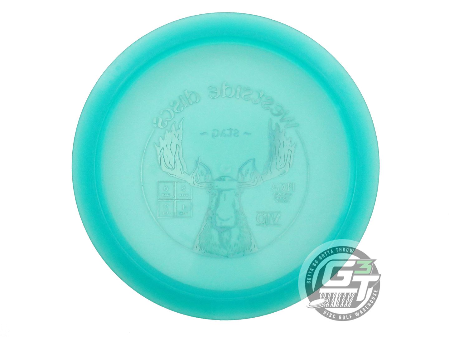USED Westside Discs VIP Stag 175g Seafoam Green Foil Fairway Driver Golf Disc