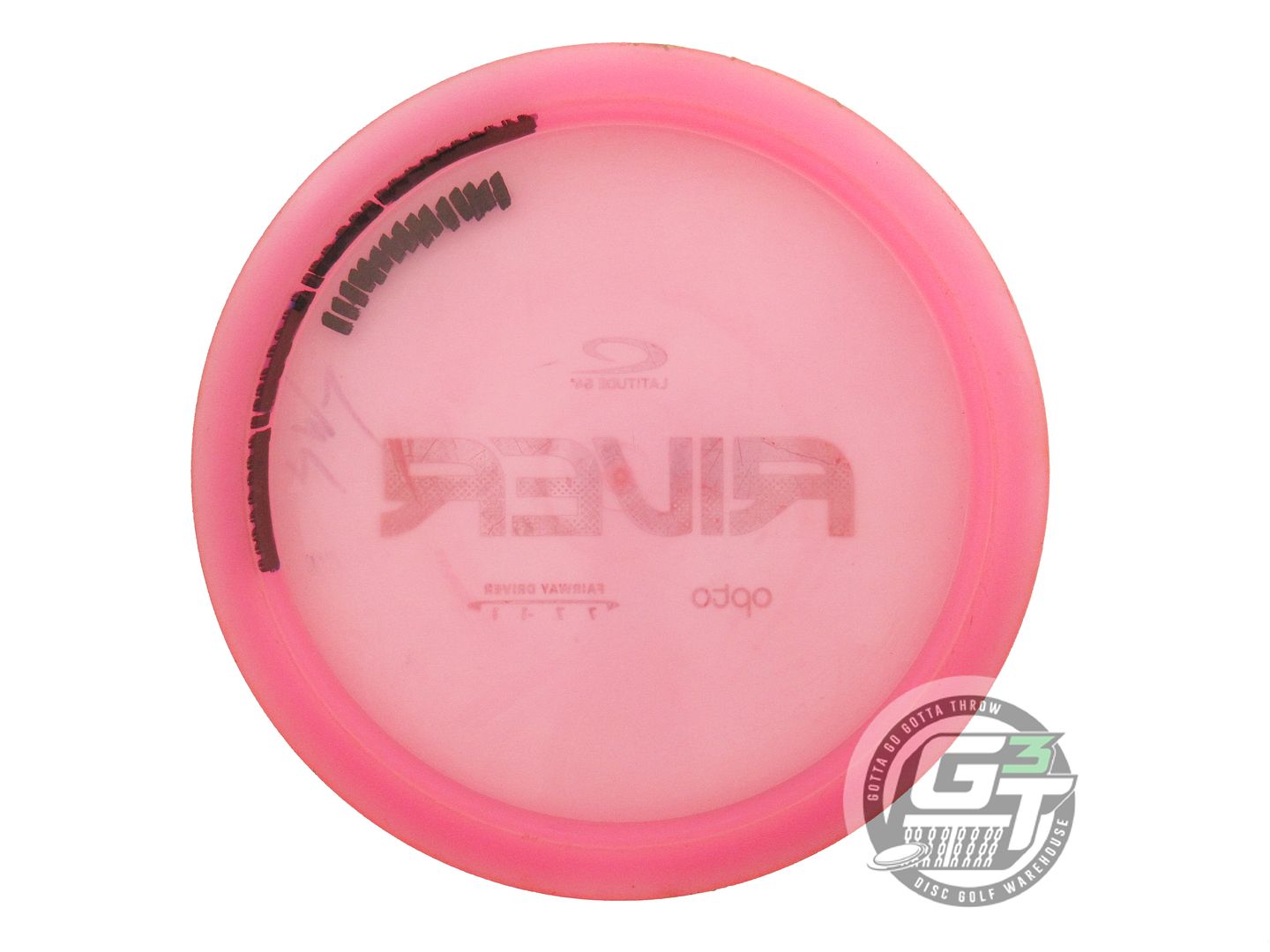 USED Latitude 64 Opto River 176g Pink Red Foil Fairway Driver Golf Disc