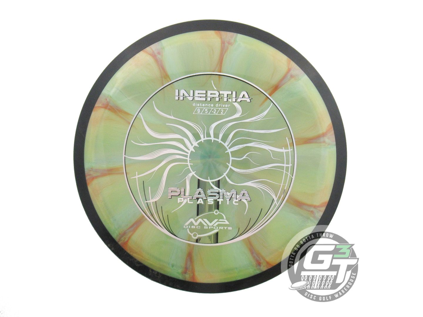 USED MVP Disc Sports Plasma Inertia 168g Green-Copper Distance Driver Golf Disc