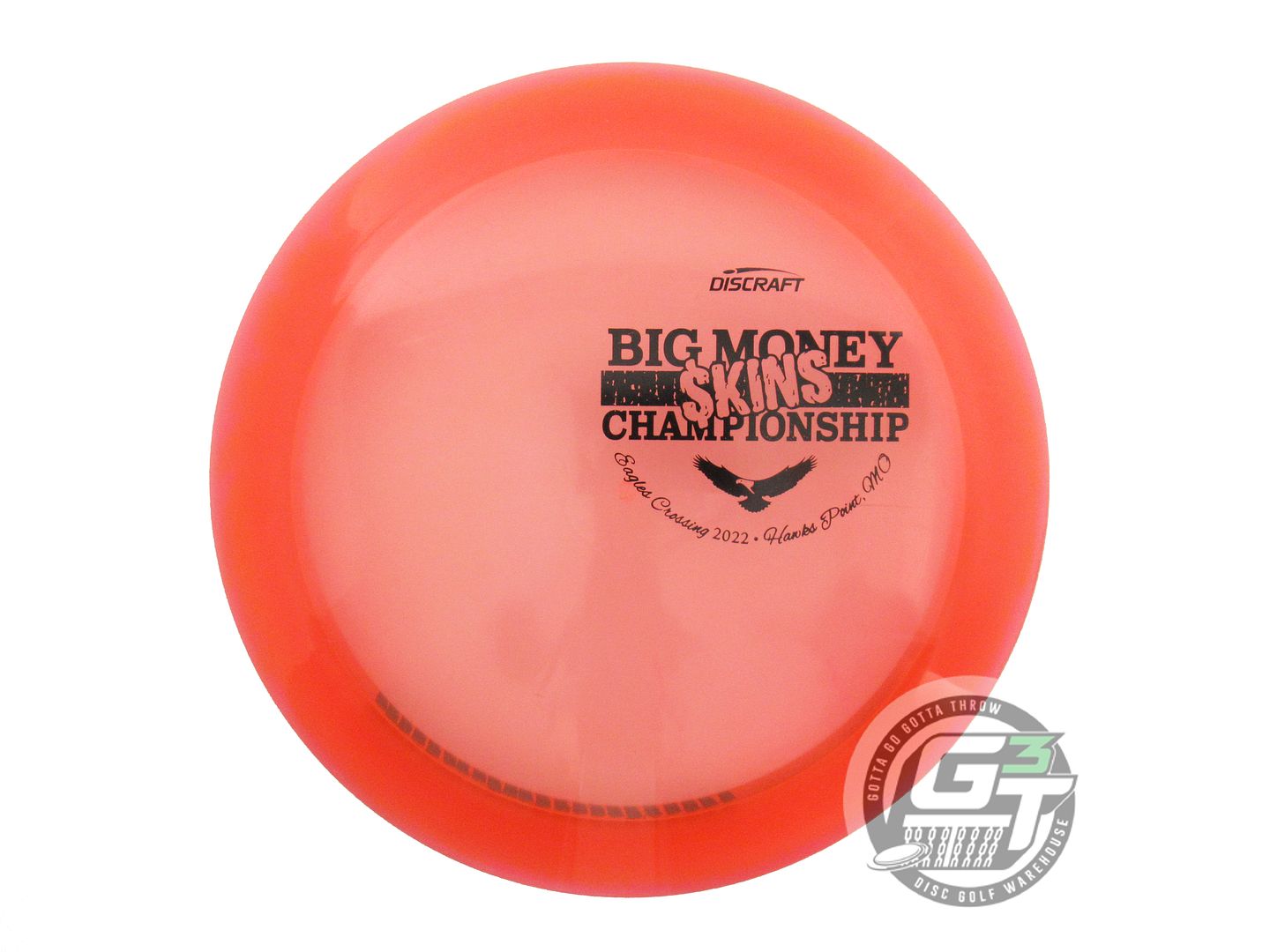 USED Discraft [EAGLES CROSSING] Z Force 175g Orange Distance Driver Golf Disc