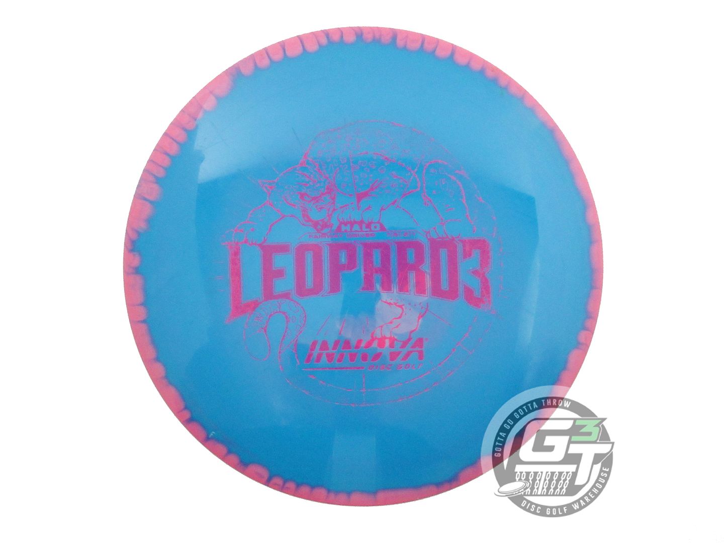 USED Innova Halo Star Leopard3 167g Teal-Pink Fairway Driver Golf Disc