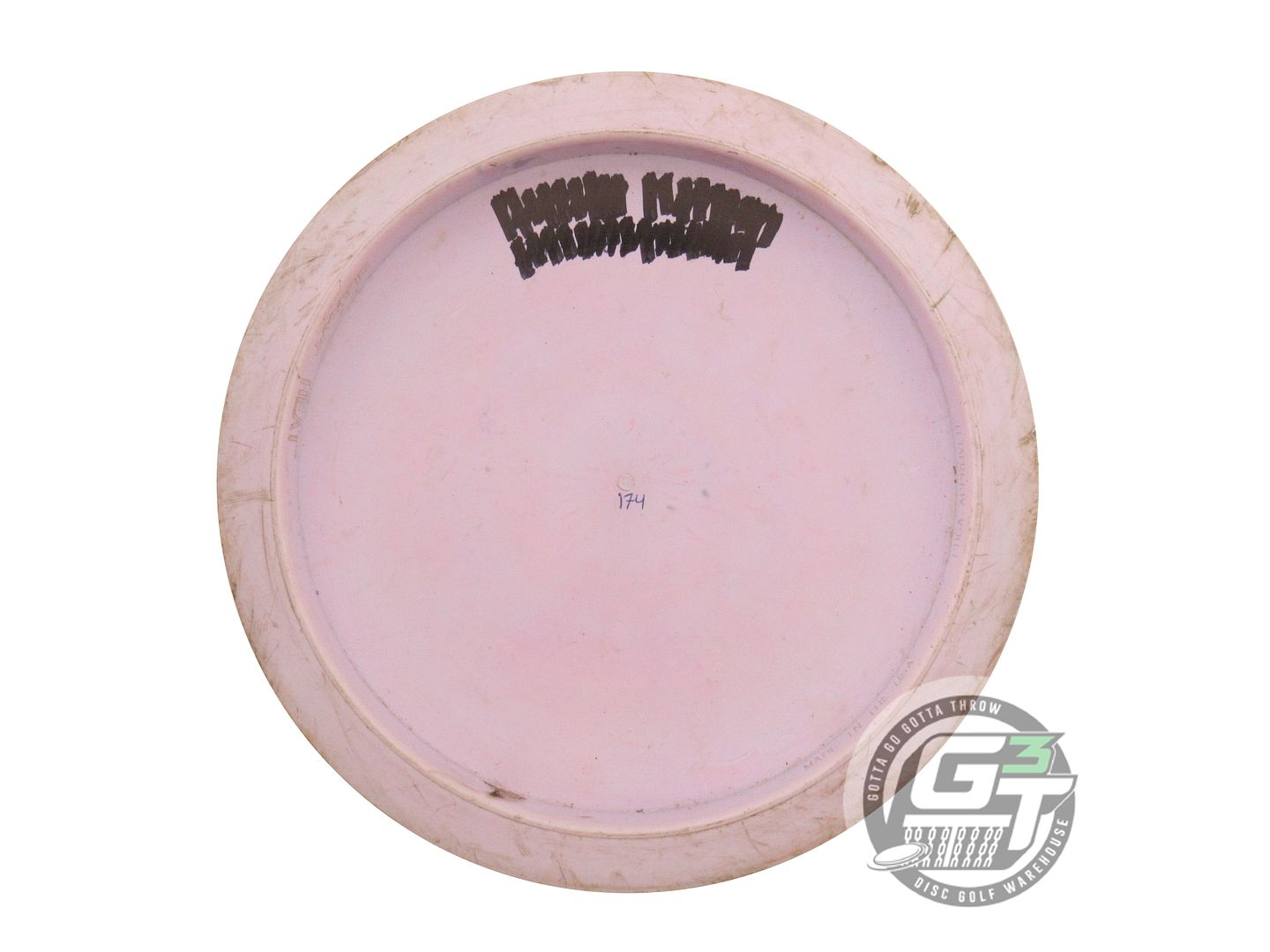 USED Discraft ESP Heat 174g Pink Blue Star Foil Distance Driver Golf Disc