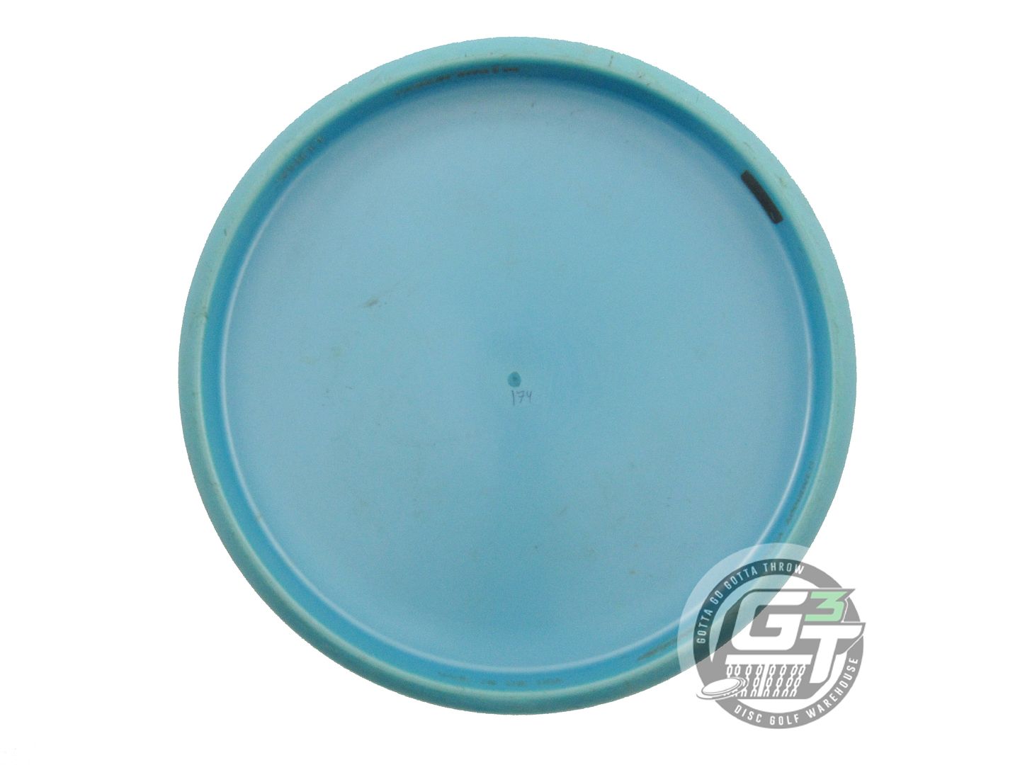 USED Discraft [McBETH] Big Z Luna 176g Teal Wiped Stamp Putter Golf Disc