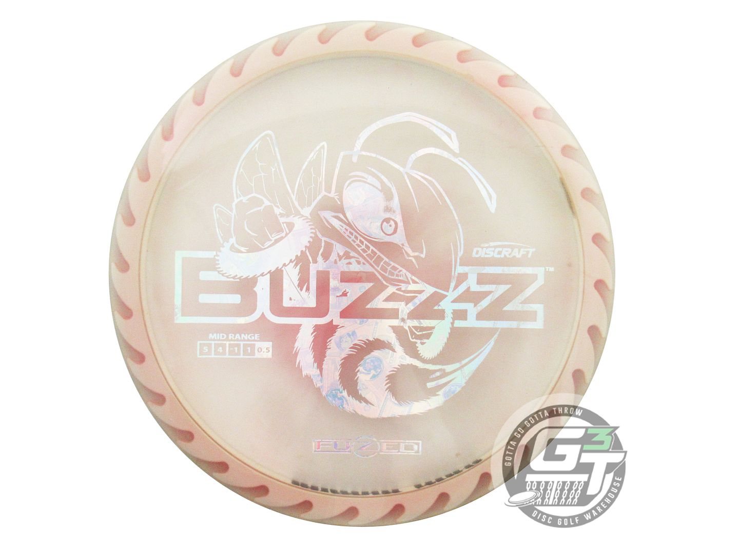 USED Discraft FuZed BuzzzSaw Buzzz 178g Smoke Money Foil Midrange Golf Disc