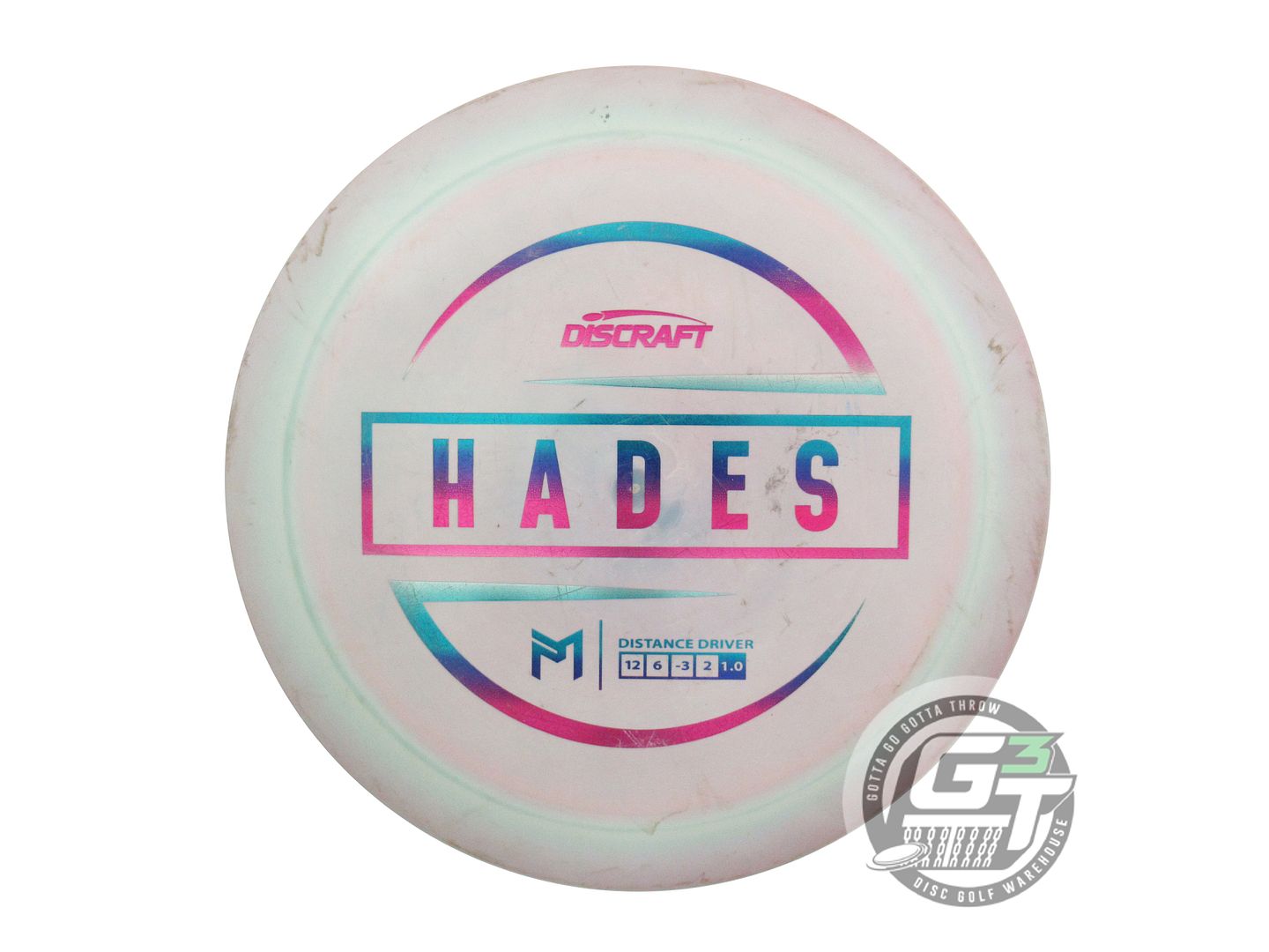 USED Discraft [McBETH] ESP Hades 171g Lilac-Seafoam Miami Foil Driver Golf Disc