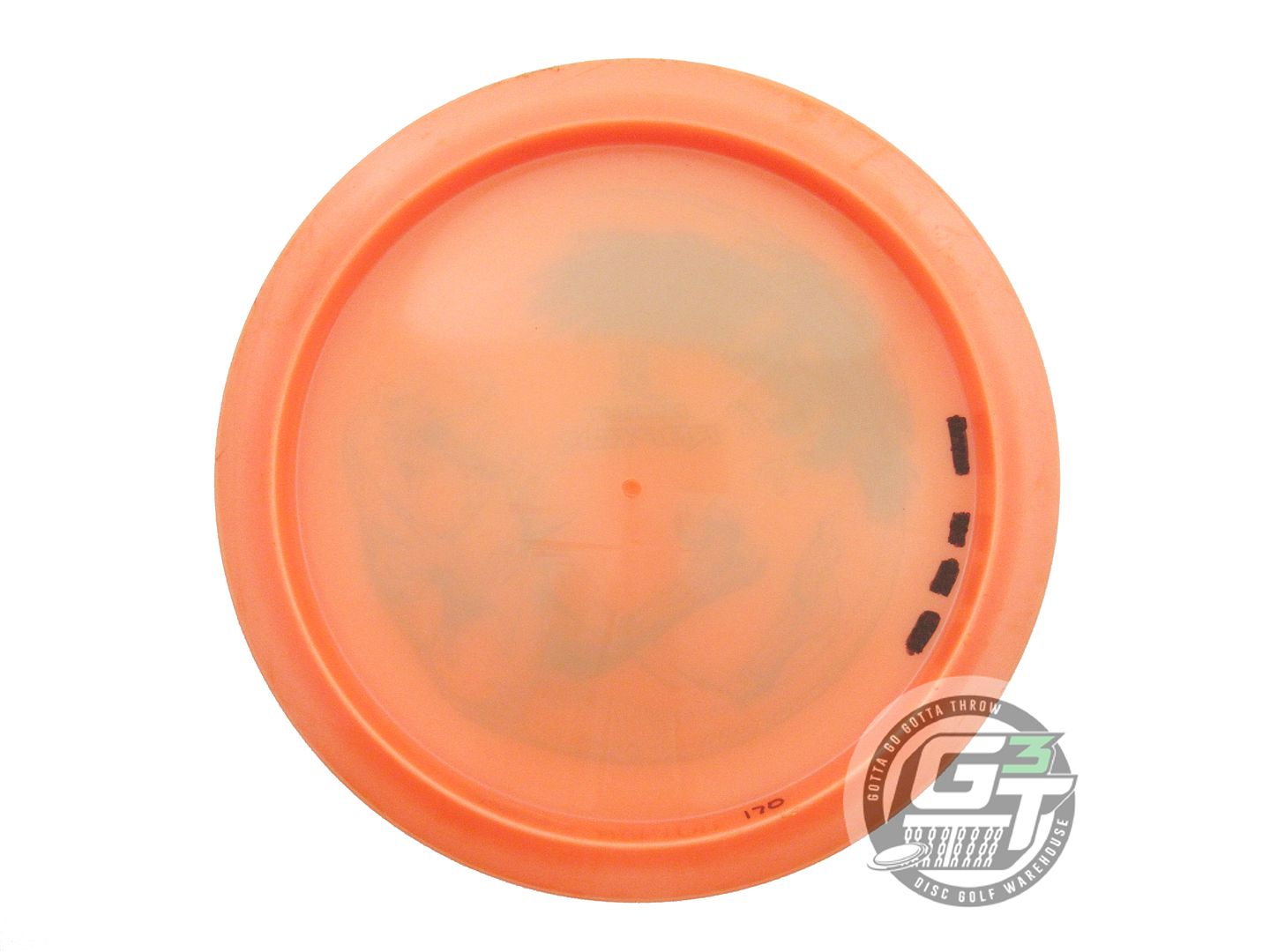 USED Discraft Big Z Raptor 170g Orange PUDDLE TOP Distance Driver Golf Disc