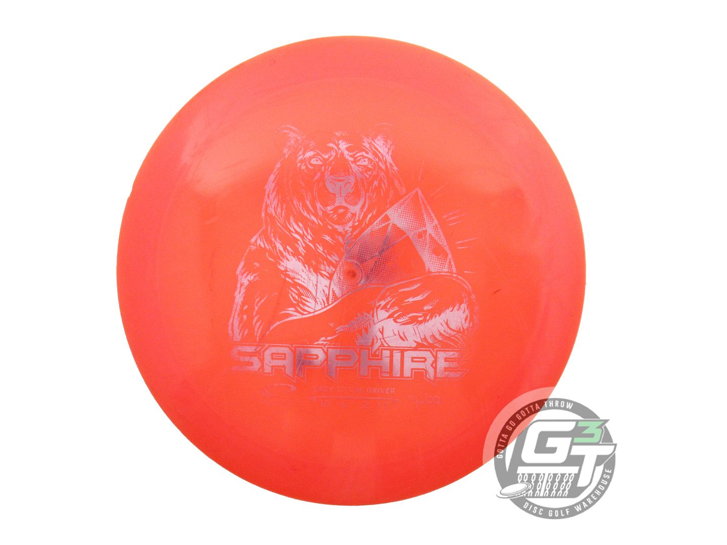 USED Latitude 64 Opto Sapphire 162g Orange Pink Foil Distance Driver Golf Disc