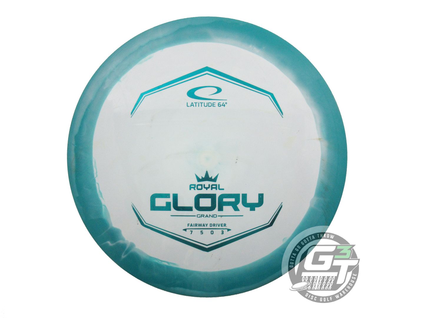 USED Latitude 64 Royal Grand Orbit Glory 174g Green-White Fairway Driver Disc