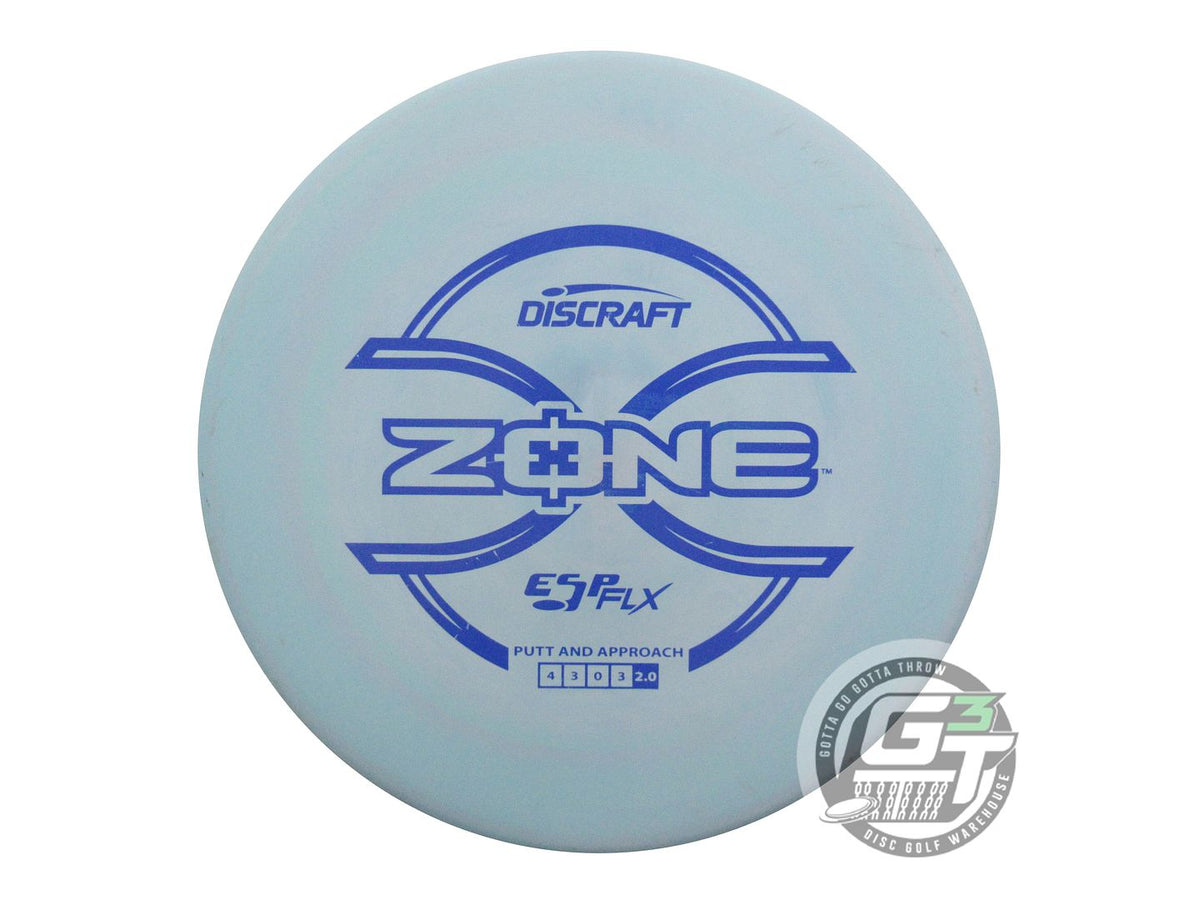 USED Discraft ESP FLX Zone 175g Mint-Lilac Blue Stamp Putter Golf Disc