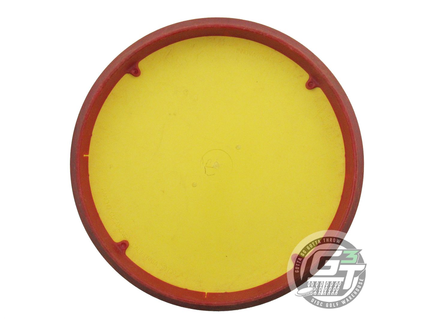 USED Innova [McBETH] XT Nova 175g Yellow Flag Foil Maroon Rim Putter Golf Disc