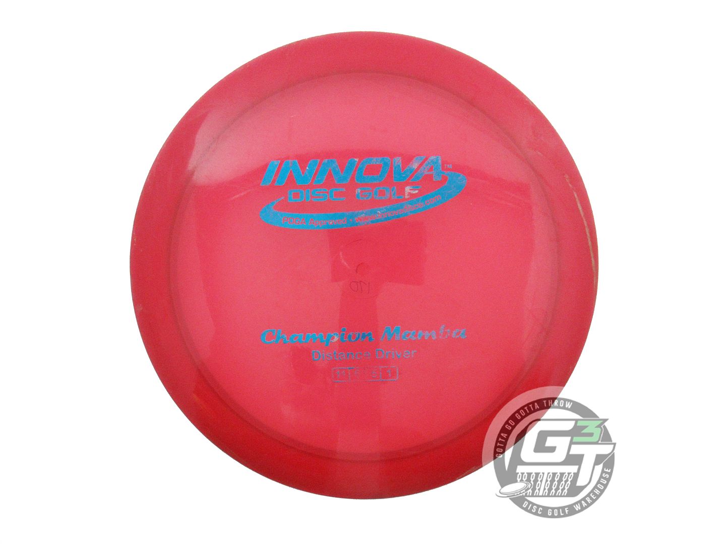 USED Innova Champion Mamba 170g Red Blue Foil Distance Driver Golf Disc