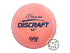 USED Discraft [PIERCE] ESP Nuke 175g Coral Blue Stamp Distance Driver Golf Disc