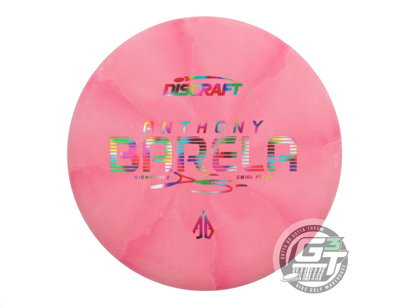 USED Discraft [BARELA] Crazy Tuff Soft Focus 175g Pink Jellybean Putter Disc