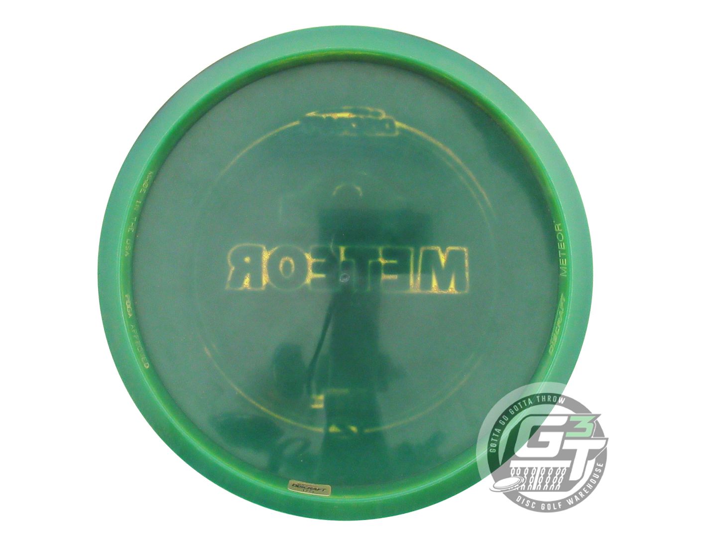 USED Discraft Z Meteor 180g HOME DYED Pink Tron Foil Midrange Golf Disc