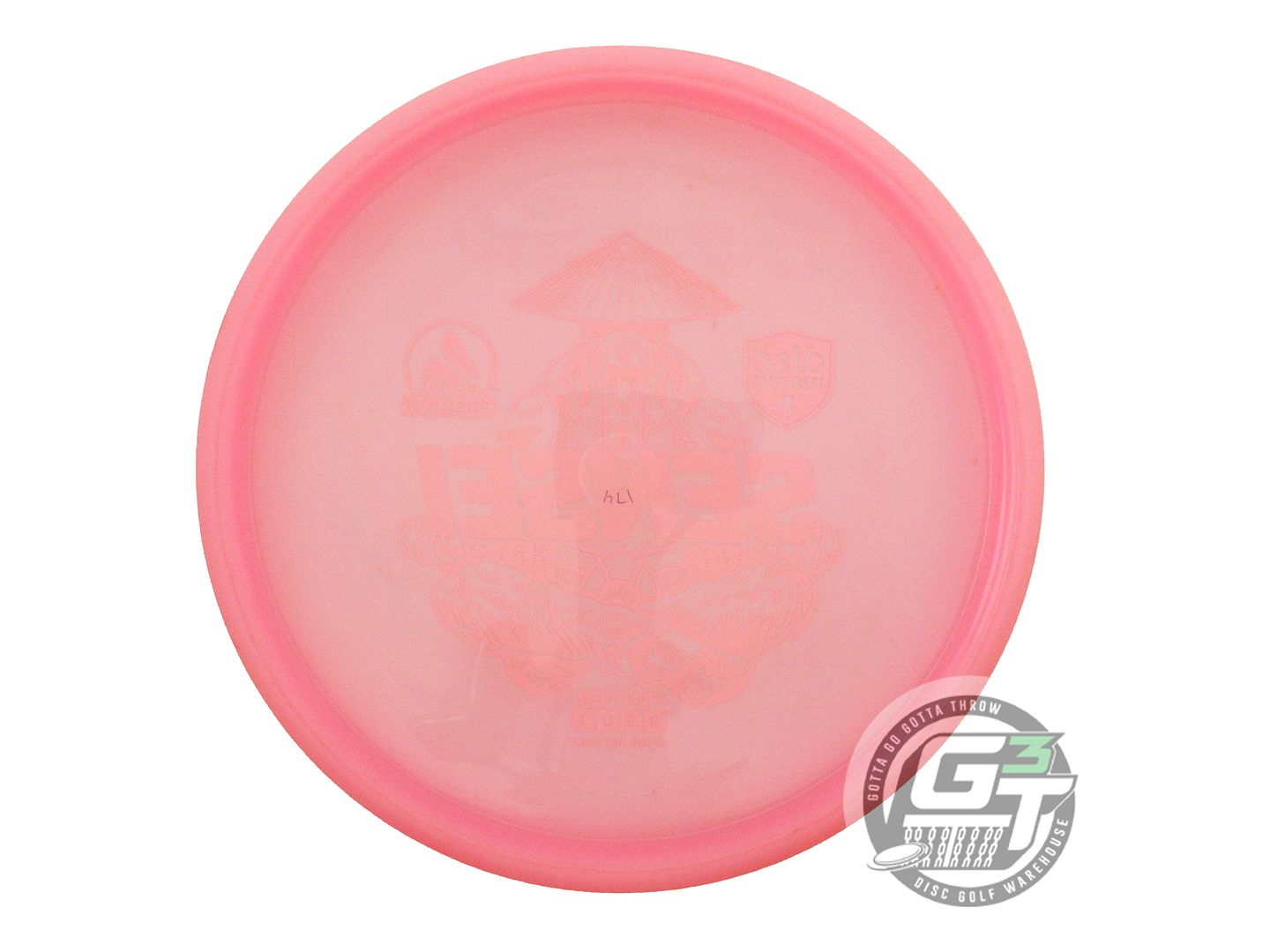 USED DiscMania Active Premium Sensei 174g Pink White Stamp Putter Golf Disc