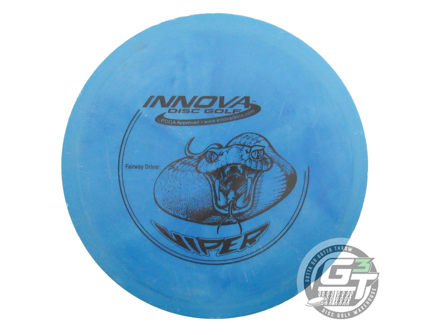 USED Innova DX Viper 168g Blue Black Stamp Fairway Driver Golf Disc