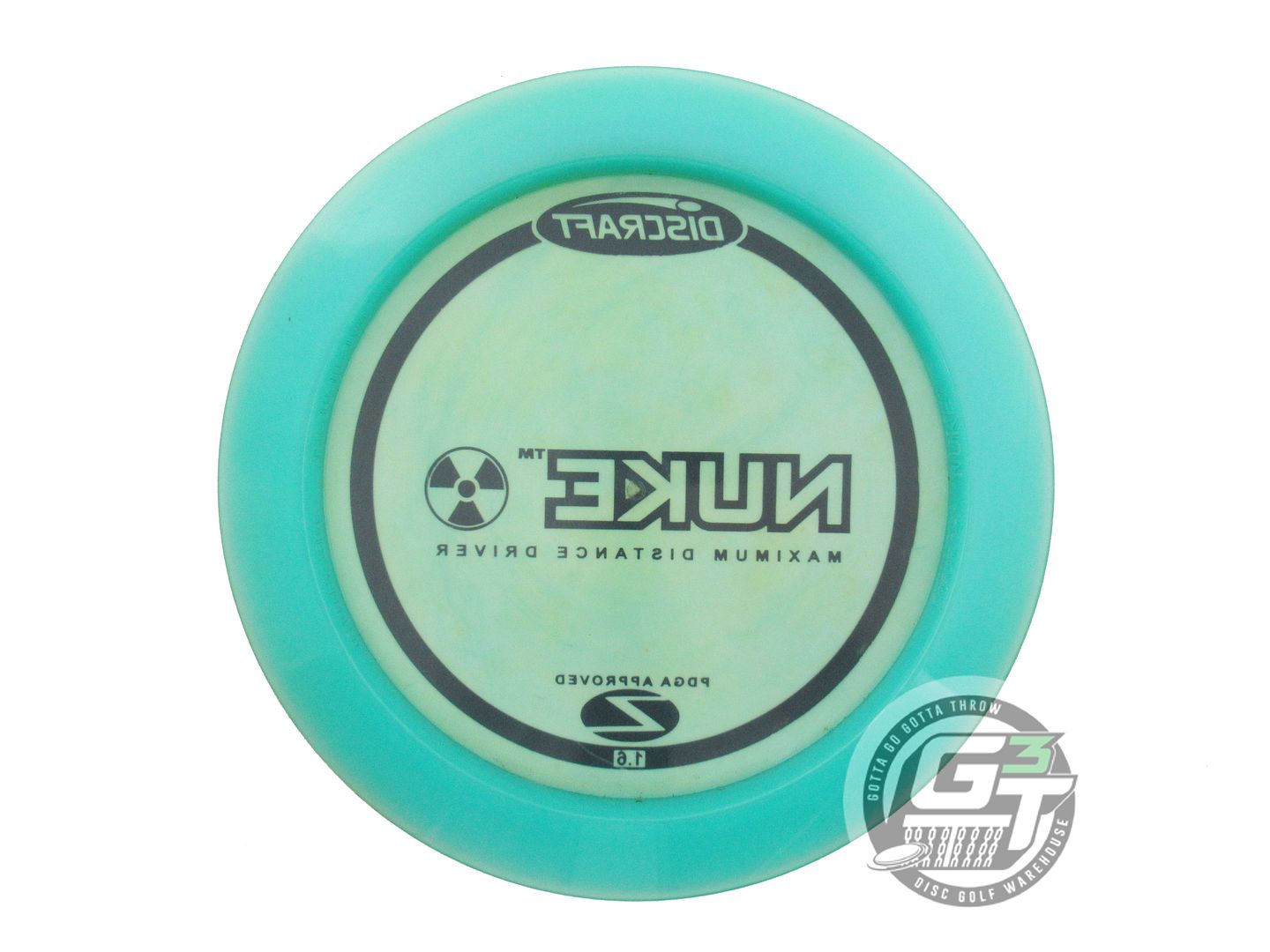 USED Discraft Z Nuke 167g Seafoam Black Stamp PFN Distance Driver Golf Disc