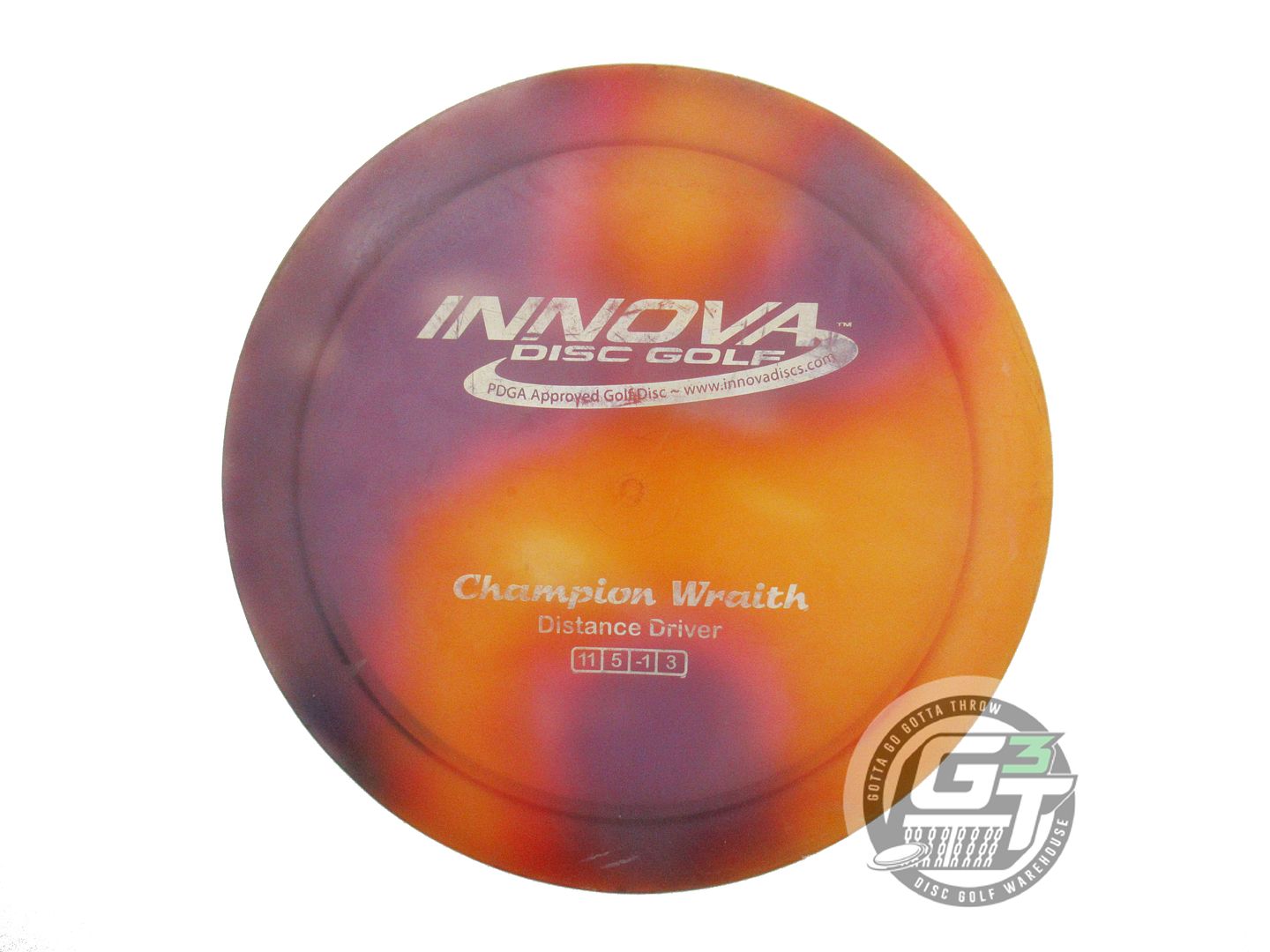 USED Innova I-DYE Champion Wraith 171g Yin Yang Distance Driver Golf Disc