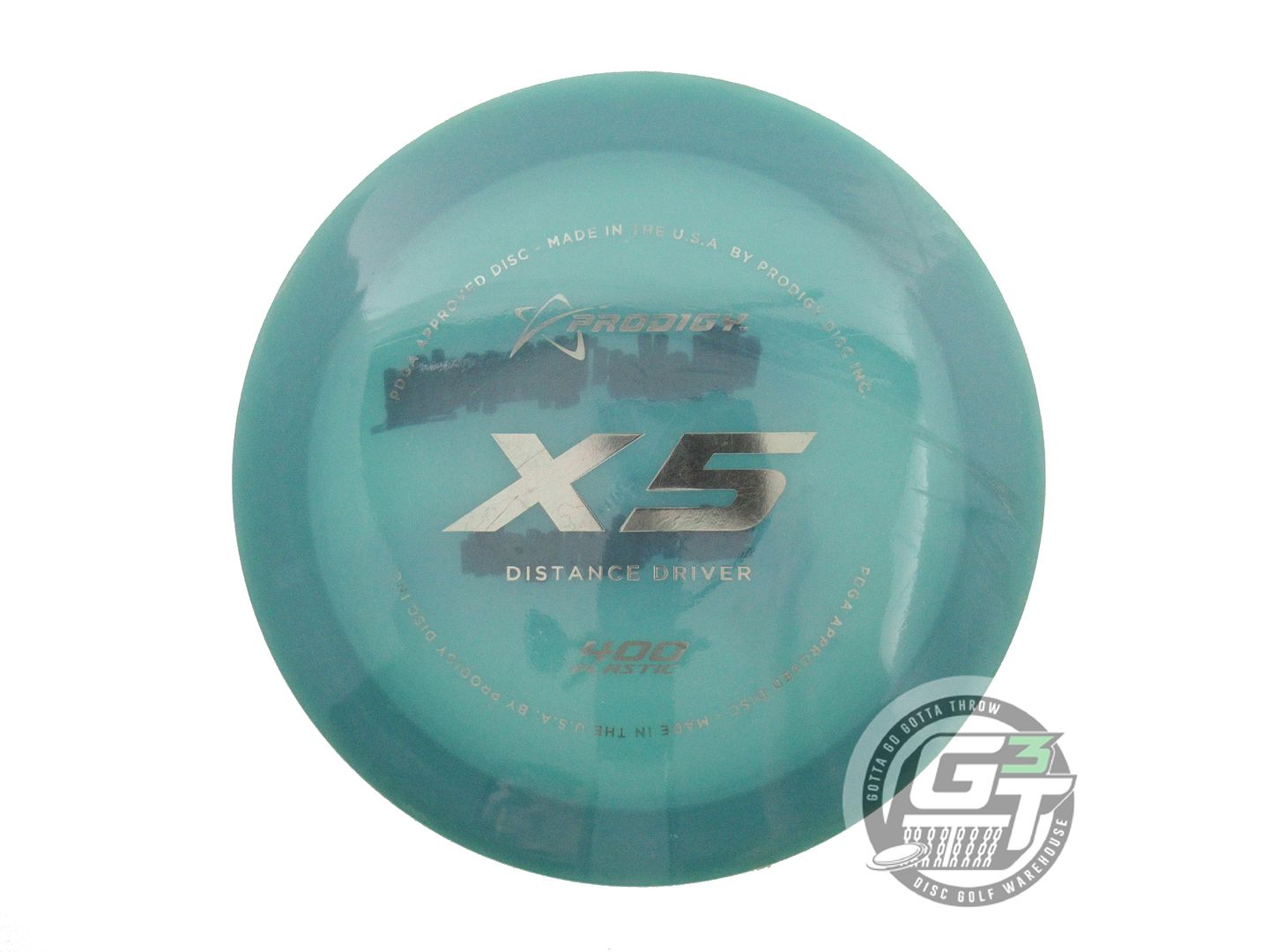 USED Prodigy Discs 400 X5 174g Slate Silver Foil Distance Driver Golf Disc
