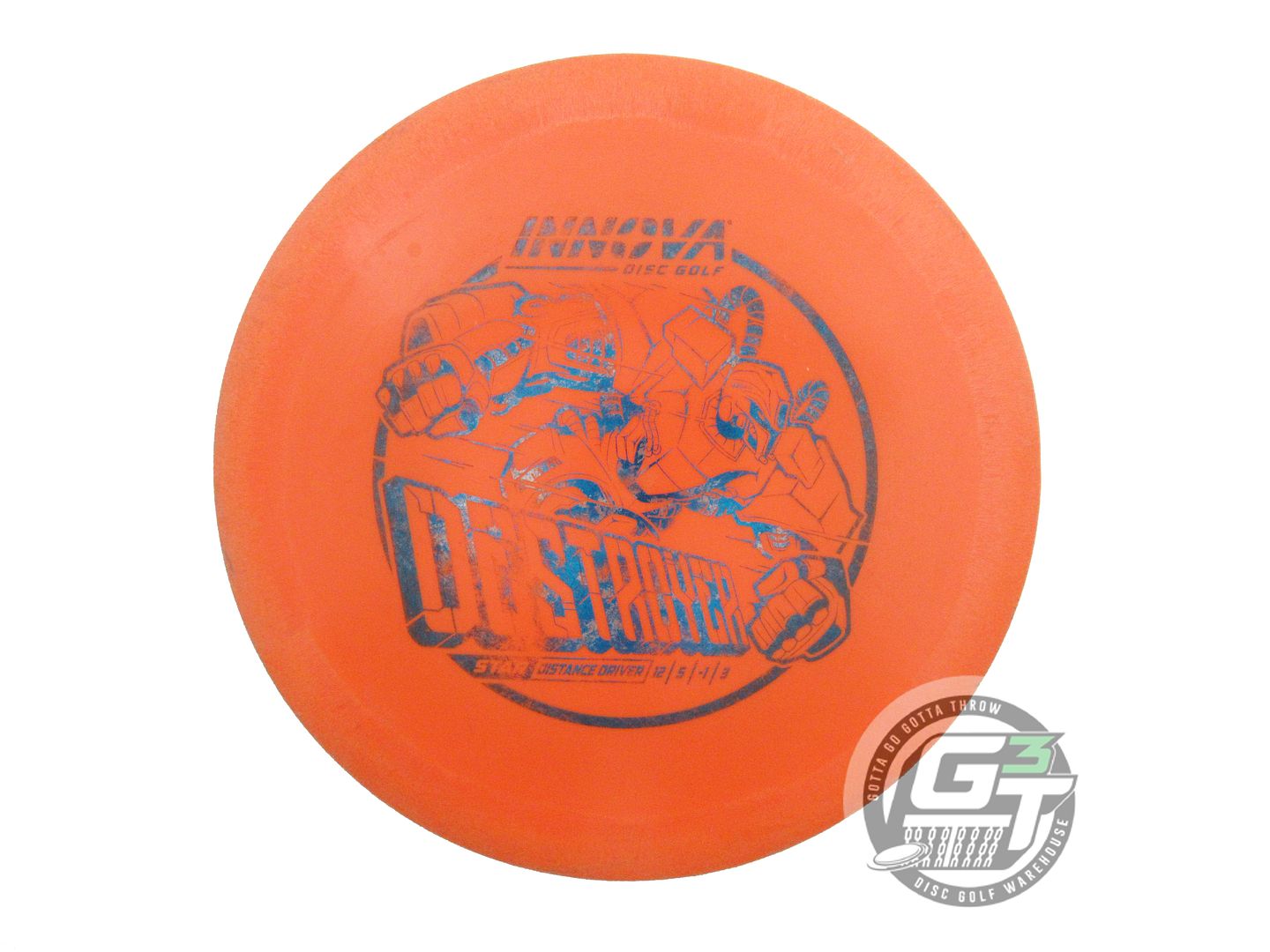 USED Innova Star Destroyer 163g Orange Blue Foil Distance Driver Golf Disc