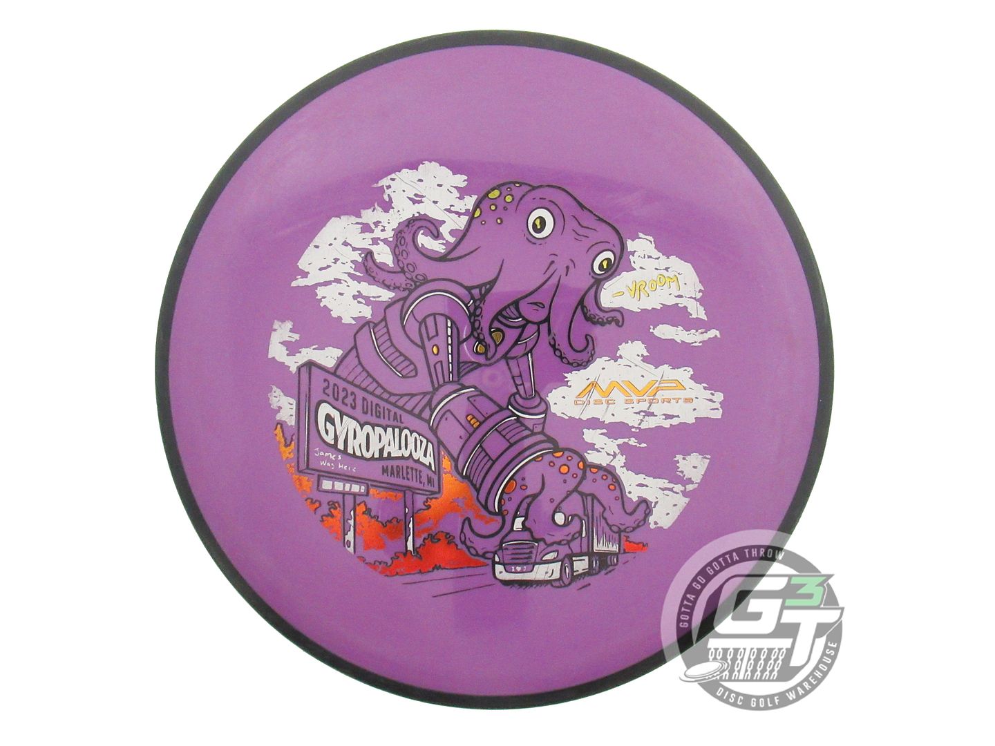 USED MVP Disc Sports [GYROPALOOZA] Neutron Detour 177g Purple Midrange Golf Disc