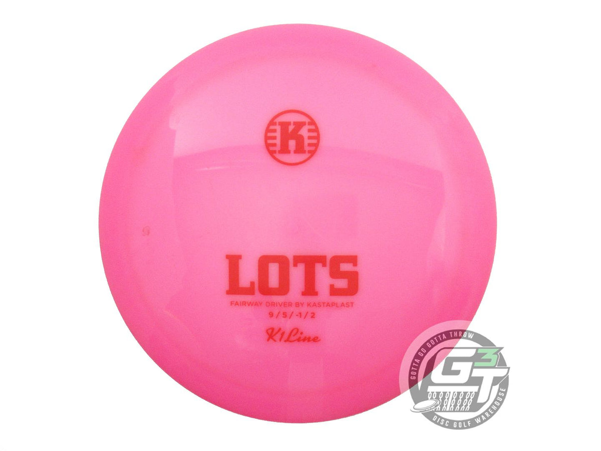 USED Kastaplast K1 Lots 164g Pink Red Stamp Fairway Driver Golf Disc