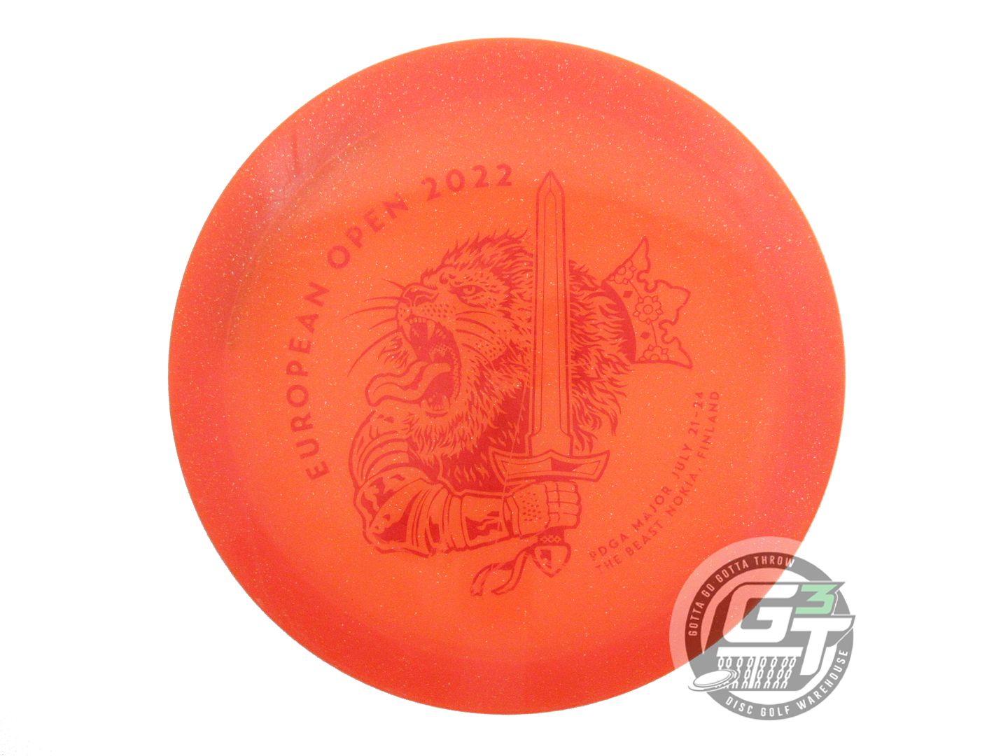 USED DiscMania [EUROPEAN OPEN] Metal Flake C-Line FD3 173g Orange Driver Disc