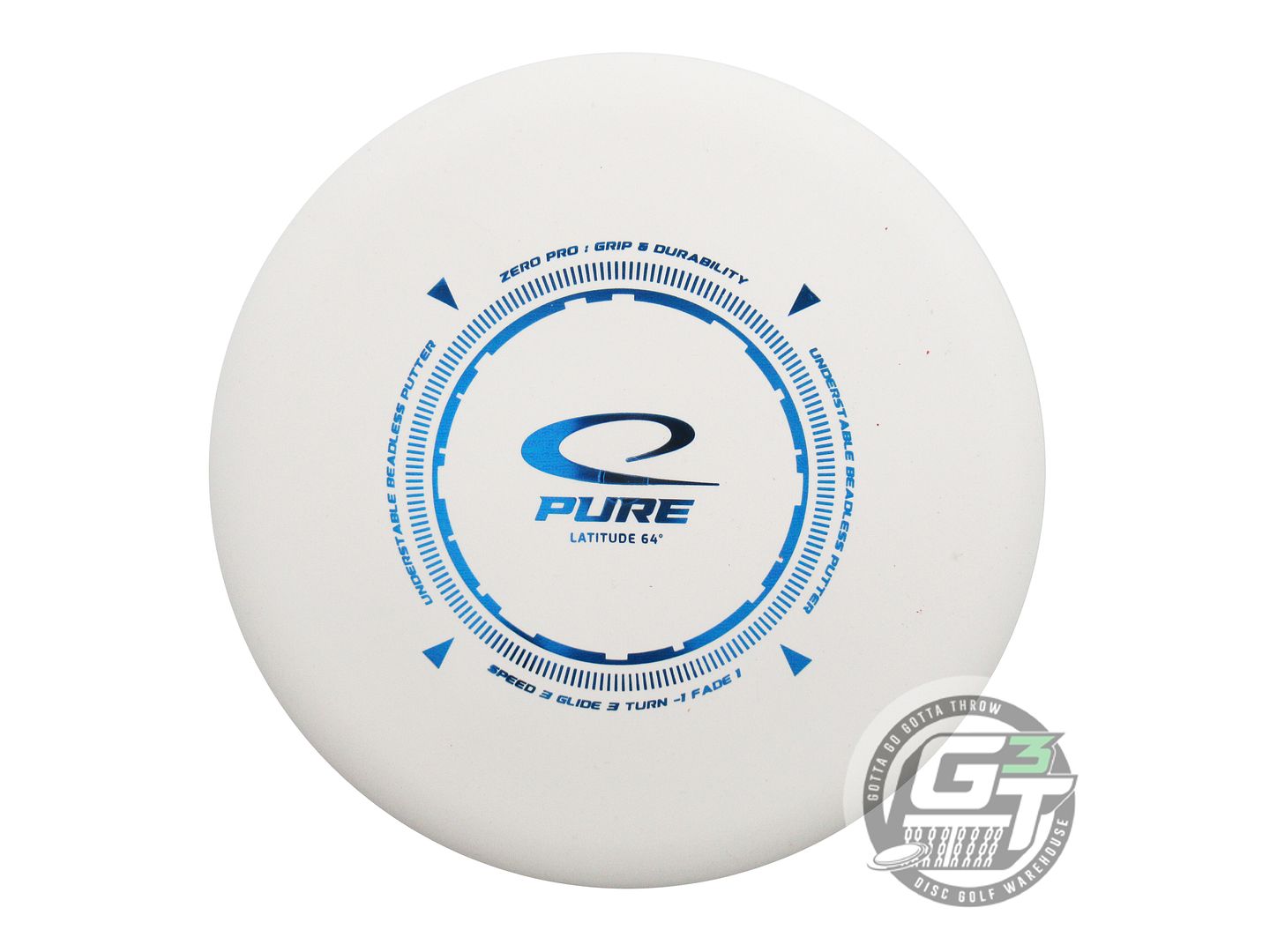 Latitude 64 Zero Pro Pure Putter Golf Disc (Individually Listed)
