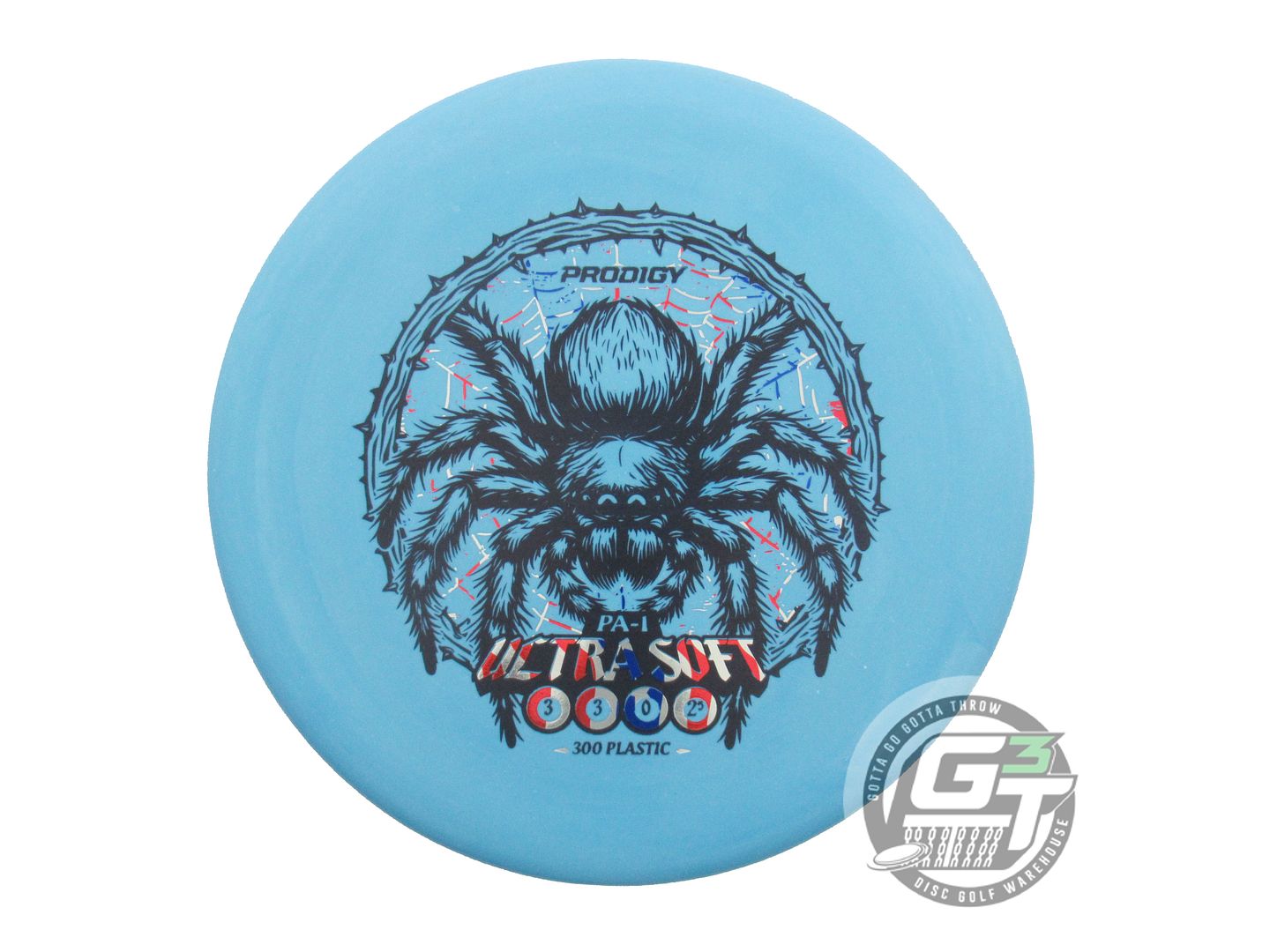 Prodigy Special Edition Silk Stamp 300 Ultra Soft PA1 Putter Golf Disc (Individually Listed)
