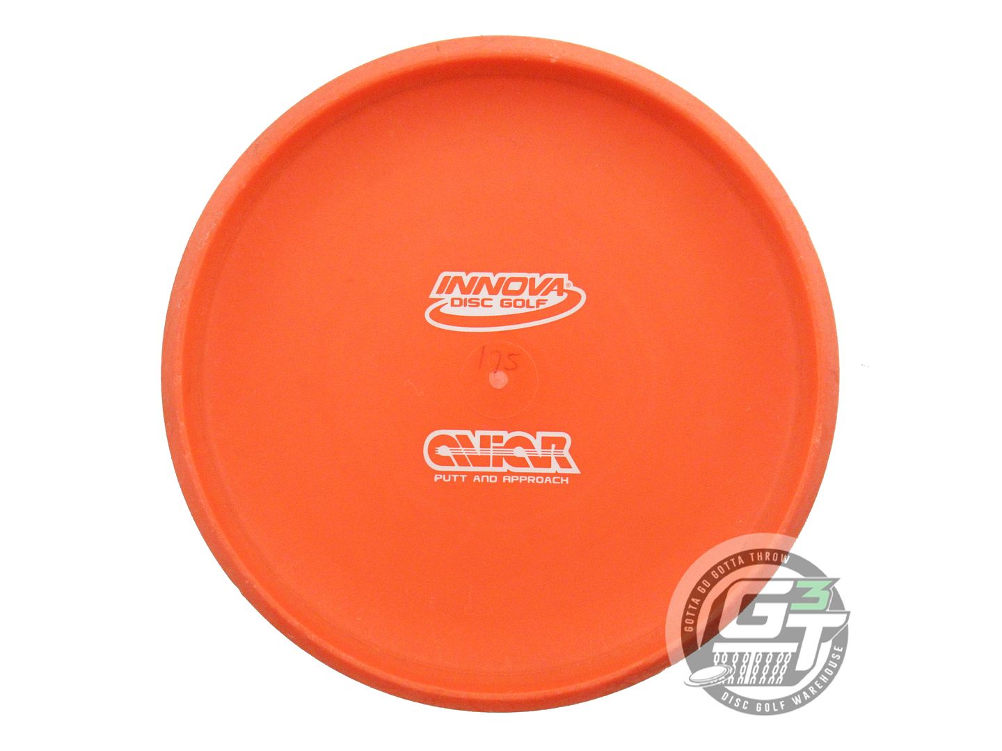 USED Innova Backstamp DX Aviar 175g Orange White Stamp Putter Golf Disc