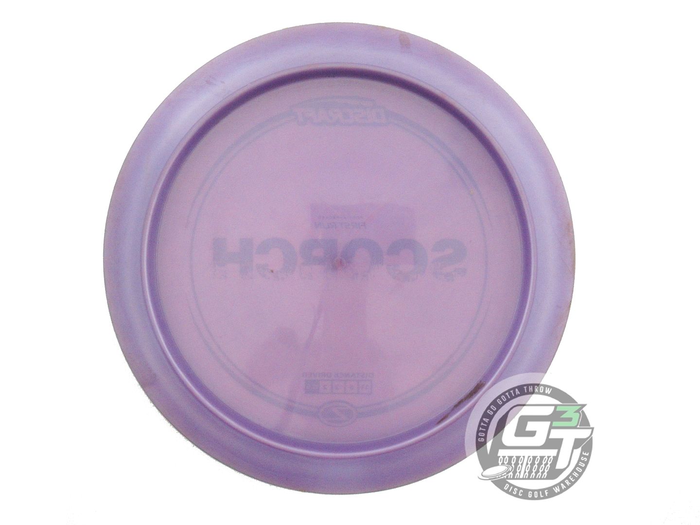 USED Discraft FIRST RUN Z Scorch 175g Purple Silver Foil Distance Driver Disc