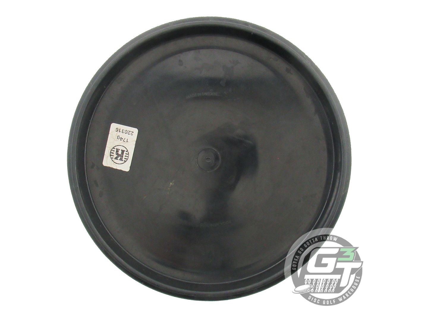 USED Kastaplast K1 Soft Reko 174g Black Silver Holo Foil Putter Golf Disc