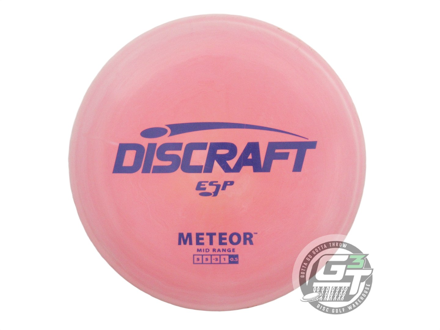 USED Discraft ESP Meteor 174g Pink Purple Stamp Midrange Golf Disc