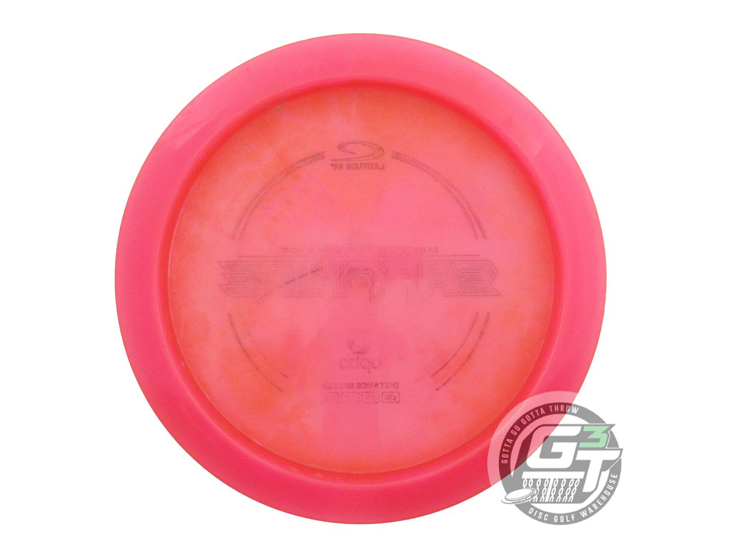 USED Latitude 64 Opto Sapphire 157g Pink WARPED Distance Driver Golf Disc