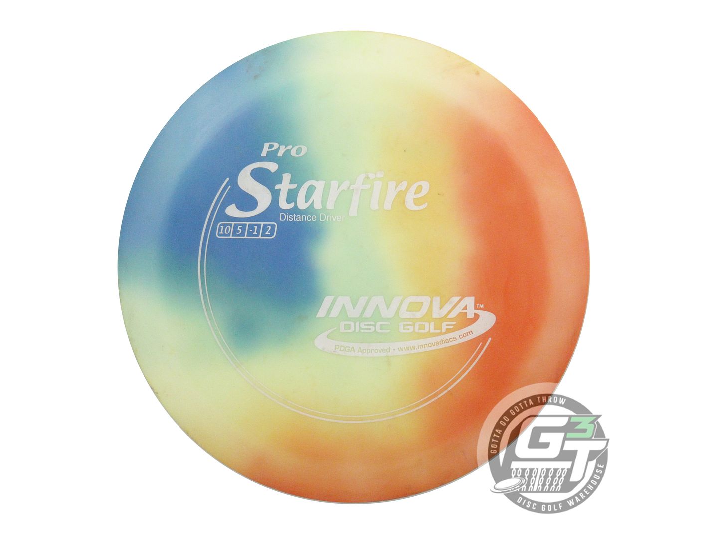 USED Innova I-DYE Pro Starfire 169g Rainbow Swirl Distance Driver Golf Disc