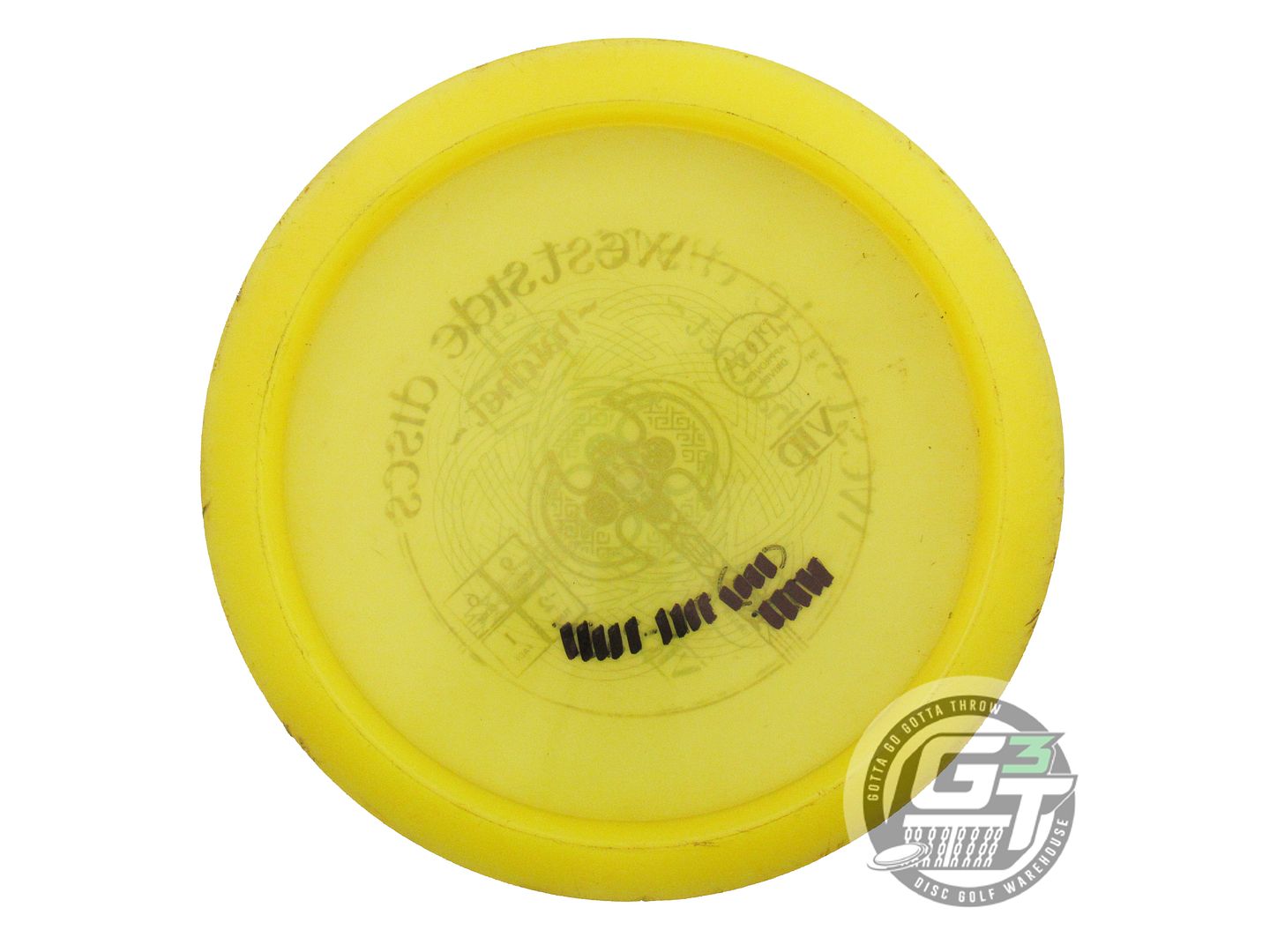 USED Westside Discs X-OUT VIP Hatchet 168g Yellow Fairway Driver Golf Disc