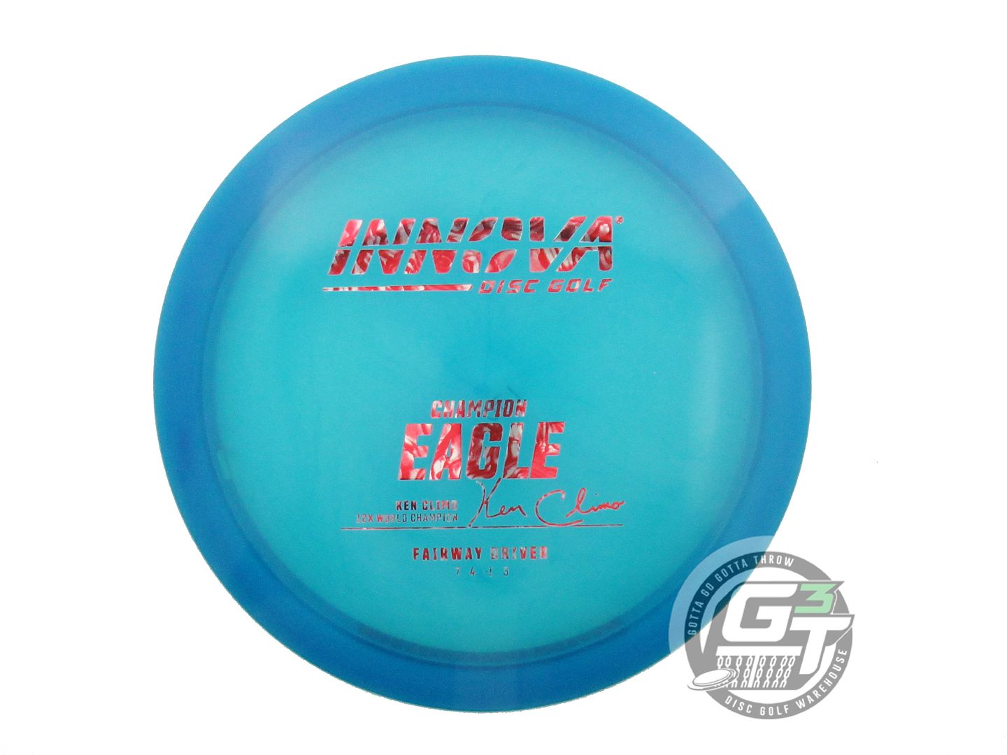 USED Innova Champion Eagle 170g Blue Red Rose Foil Fairway Driver Golf Disc