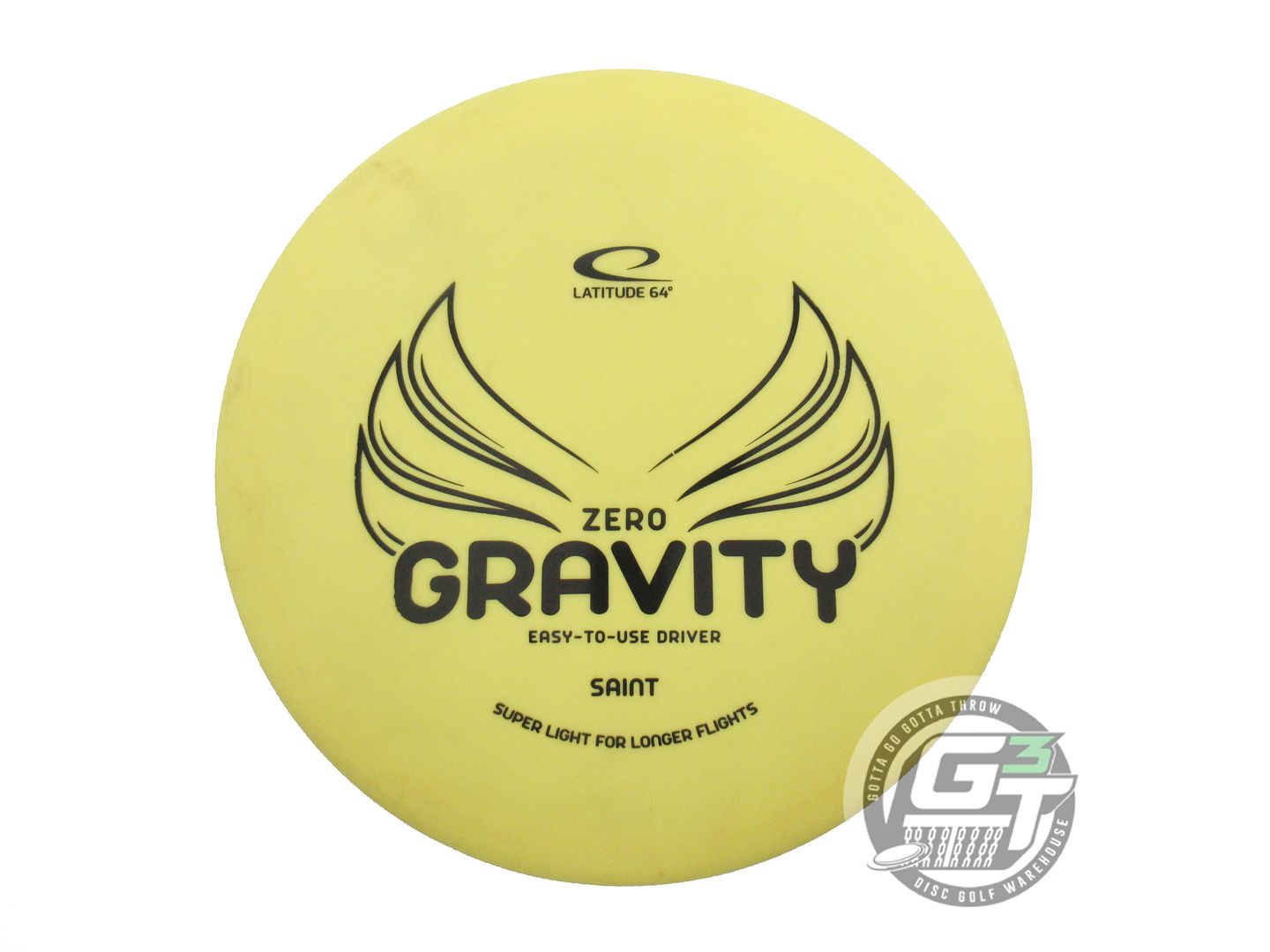 USED Latitude 64 Zero Gravity Saint 125g Yellow Black Stamp Fairway Driver Disc