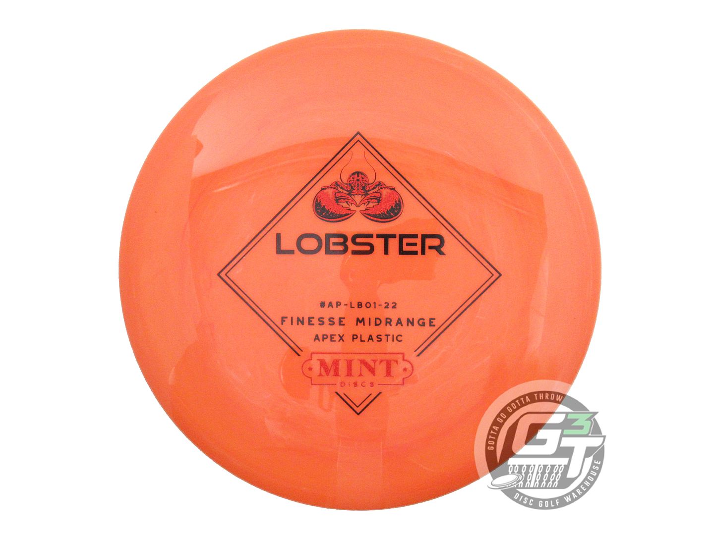 USED Mint Discs Apex Lobster 177g Orange Midrange Golf Disc
