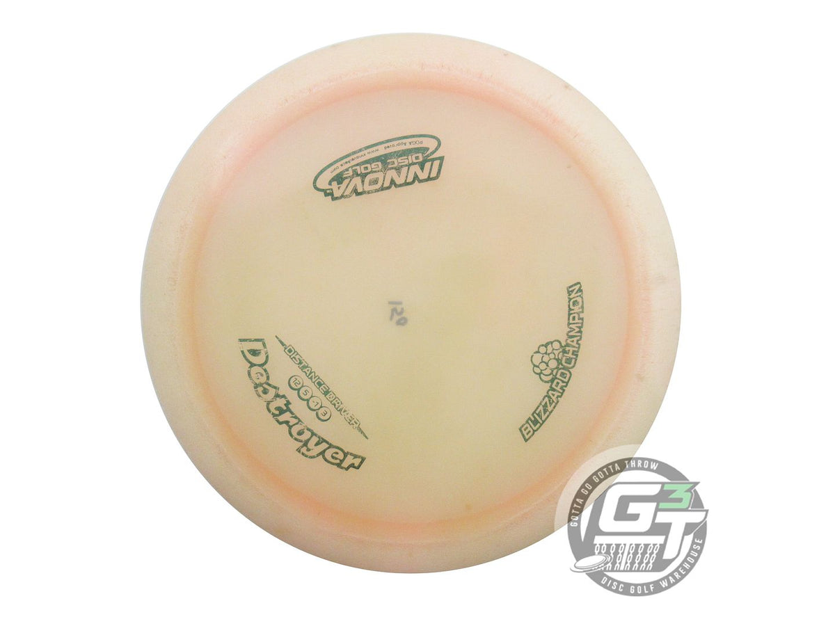 USED Innova Blizzard Destroyer 150g Peach Green Foil Distance Driver Golf Disc