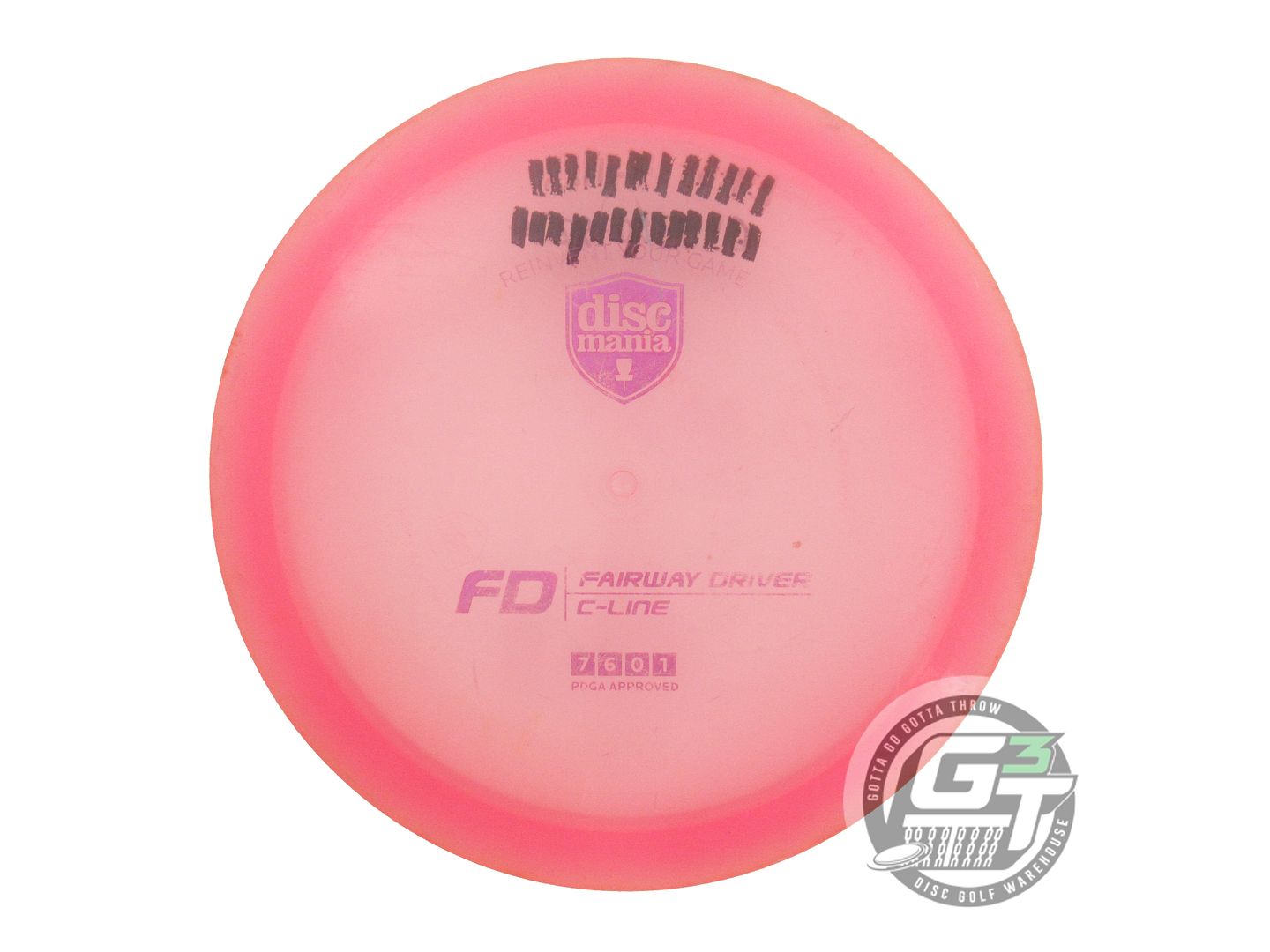 USED DiscMania C-Line FD 176g Pink Magenta Foil Fairway Driver Golf Disc