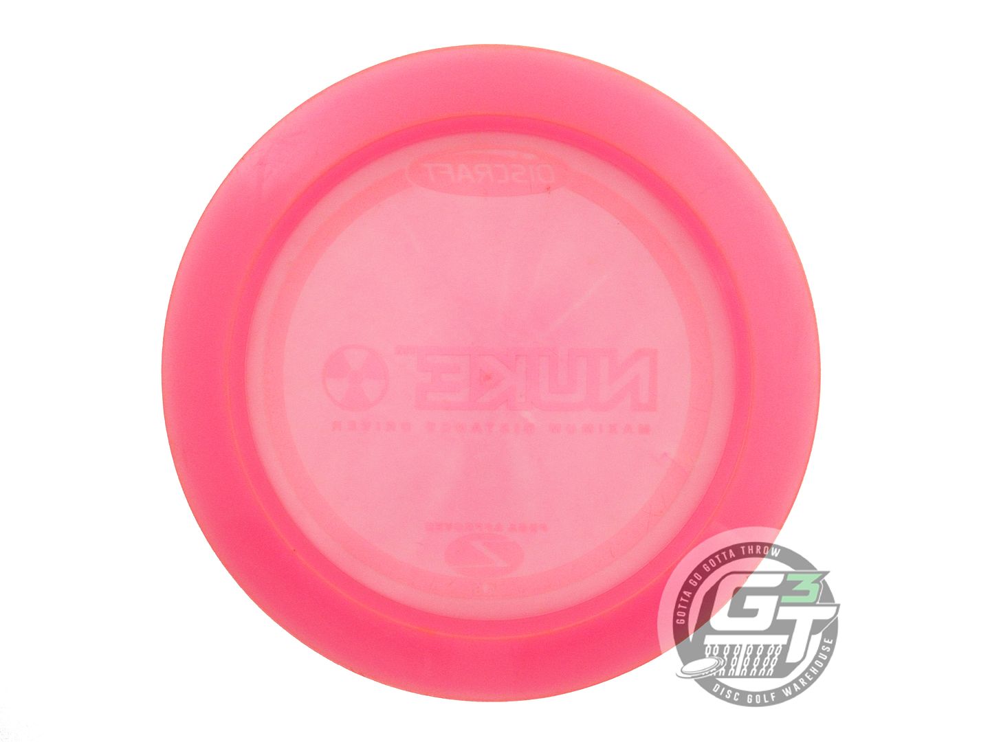 USED Discraft Z Nuke 173g Pink White Stamp PFN Distance Driver Golf Disc