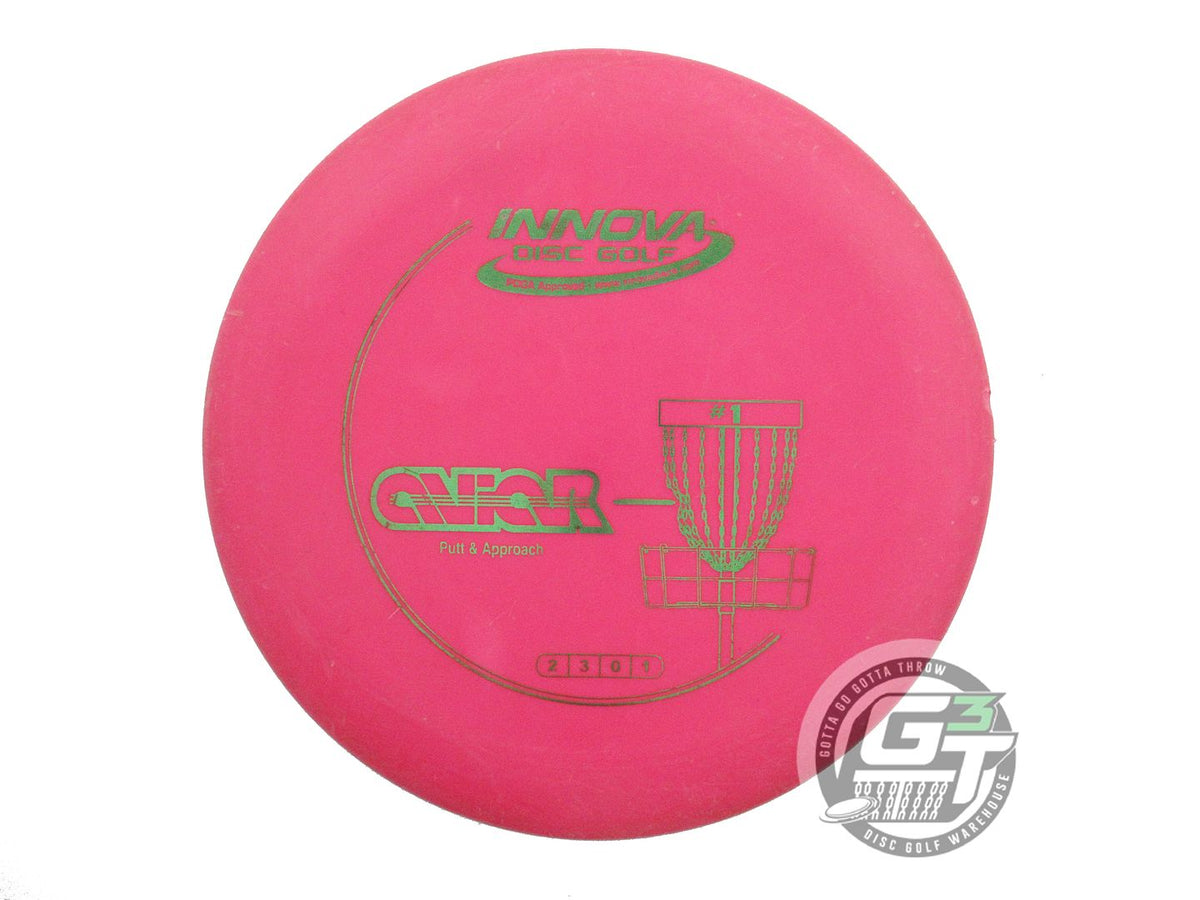 USED Innova DX Aviar 175g Pink Green Foil Putter Golf Disc